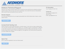 Tablet Screenshot of help.ardmore.net
